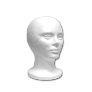 Styrofoam Head, White  Pacific Store Planning Store Display Fixtures Hawaii