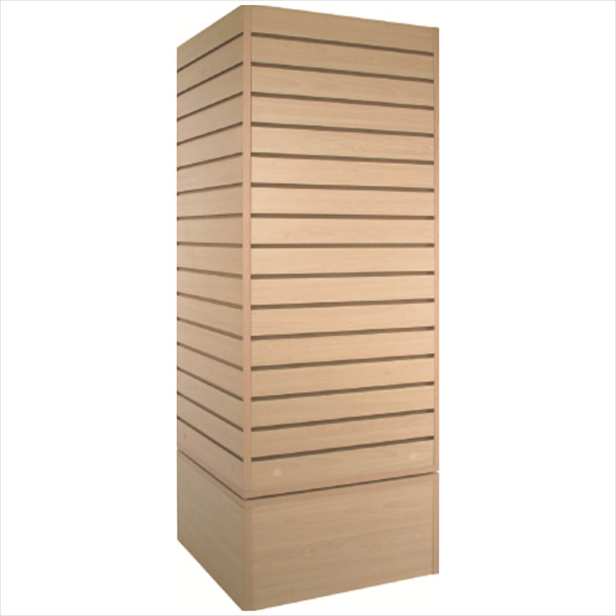 Slatwall Tower Display – Maple Color