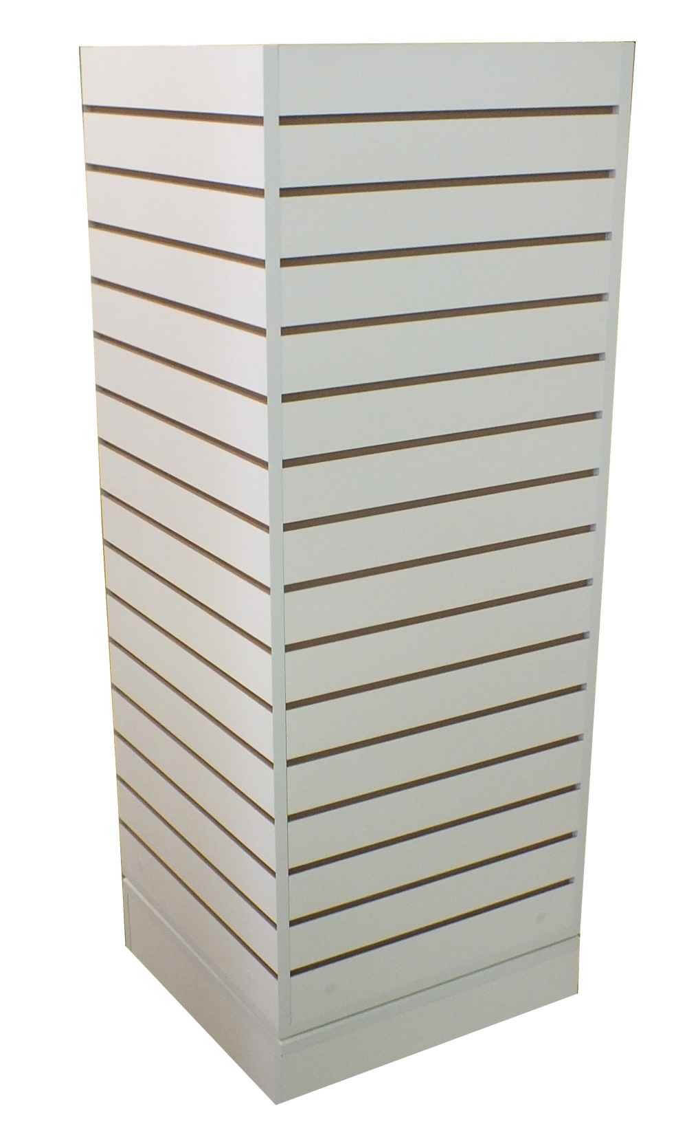 Slatwall Tower Display – White Color