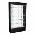 SHOWCASES: WALL CASES 4′ Wall Case – Black